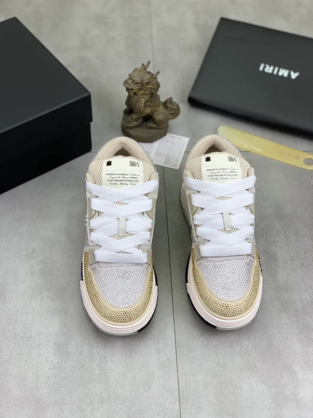 Men's men's shoes 💰P760 New [Amiri] hot diamond series Amiri - high-end quality original order casual shoes for couples 🧑‍🤝‍🧑 - Upper: 🔝Nappa calfskin, suede cowhide, canvas body hot work - Lining: brand mesh canvas cloth - Outsole: ultra-light tpu·rubber; multi-color molded outsole -Ultra-high quality control and exquisite workmanship: highlighted (high-end, extravagance, and class) -Size: Female 35-40 (41 customized) Male 38-45 (46 customized)
